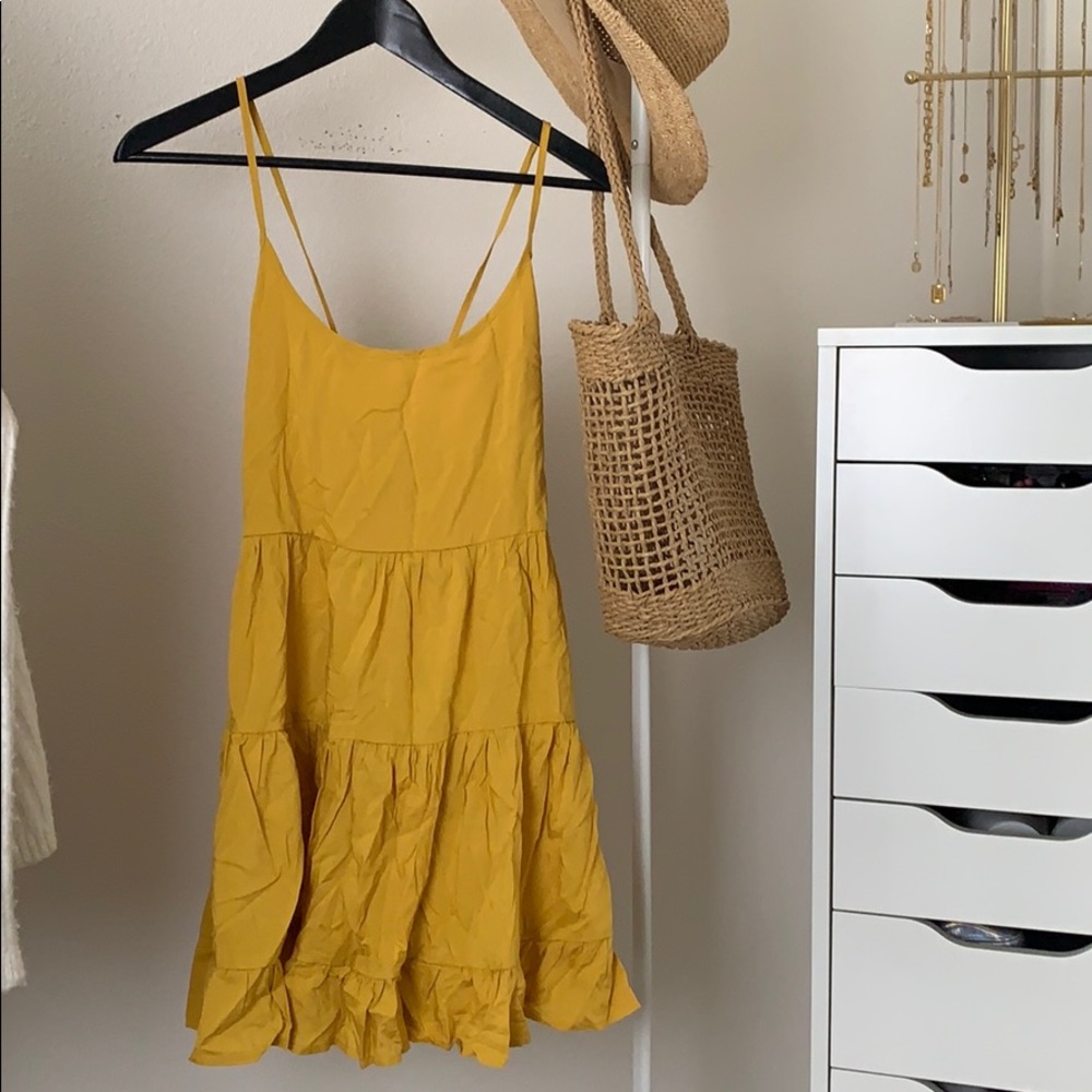 Xix Palms Mustard Dress
